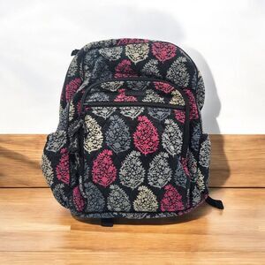 Vera Bradley Black, Pink, and Gray Backpack